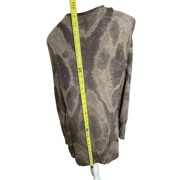 Peruvian Connection Cardigan Pima Cotton Light Knit Sweater Size XL - Picture 4 of 8